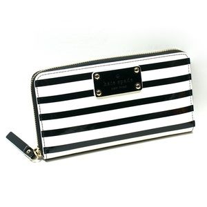 Kate Spade Neda Pasadena Stripe Zip Around Wallet
